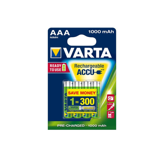 VARTA Baterijos R3 1000 mAh 4vnt