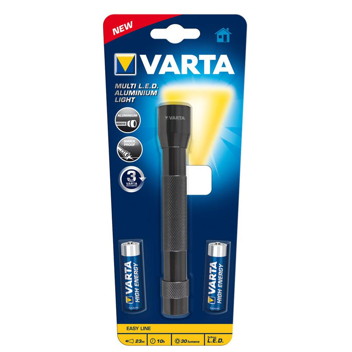 Flashlight LED MULTI (+2xAA) 30lm VARTA