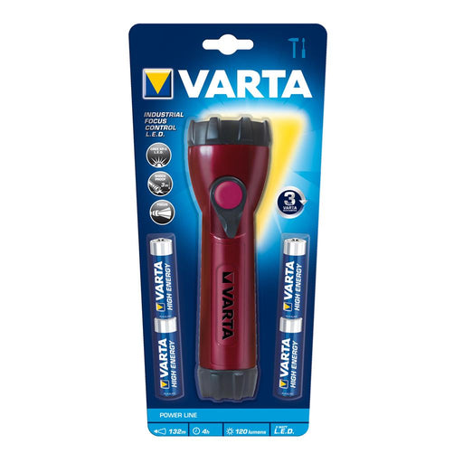 Flashlight LED INDUSTRIAL FOCUS CONTROL 3W (+4xAA) 120 lm VARTA
