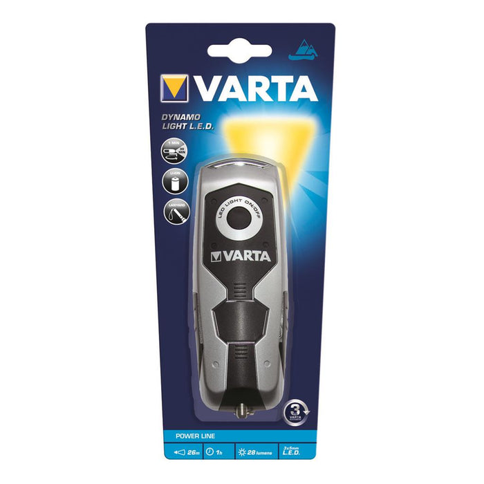 Flashlight DYNAMO LIGHT LED 28 lm VARTA
