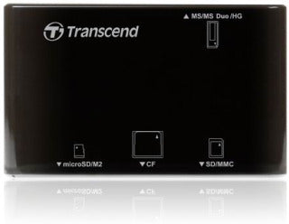 Kortelių skaitytuvas Transcend USB2.0 Juodas