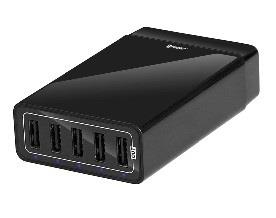 Charger TRACER 230V 5 USB 8A juodas