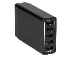 Charger TRACER 230V 5 USB 8A juodas