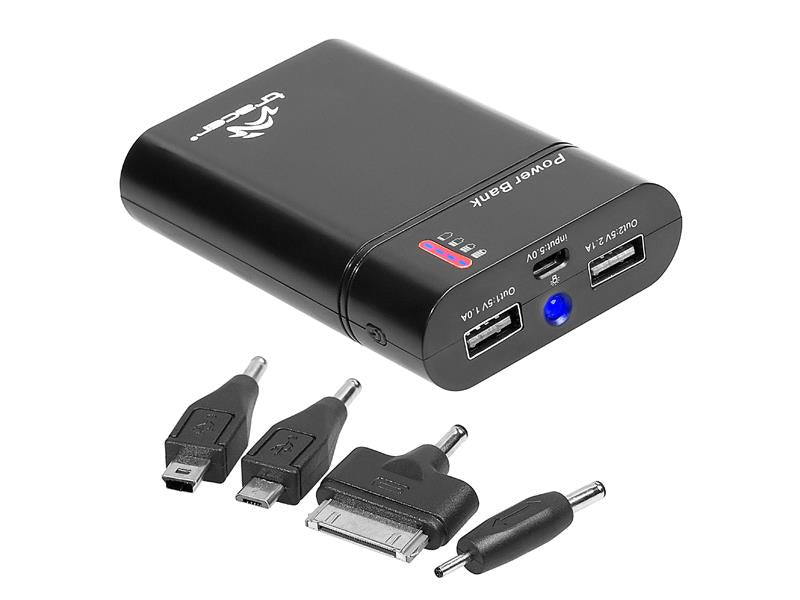 Nešiojamas įkroviklis Tracer power bank 8400mAh, Juodas