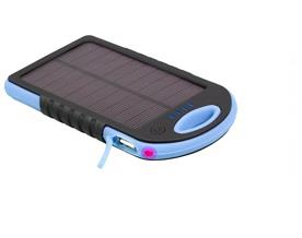 Išorinis saulės baterija 5000 mAh, mėlynas