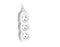 Pailginimo laidas TRACER PowerCord 3m (3 lizdas; baltas)